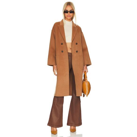 PAIGE Genevieve Flare‎ Pants in Cognac Luxe Coating Size 25 - Picture 1 of 12